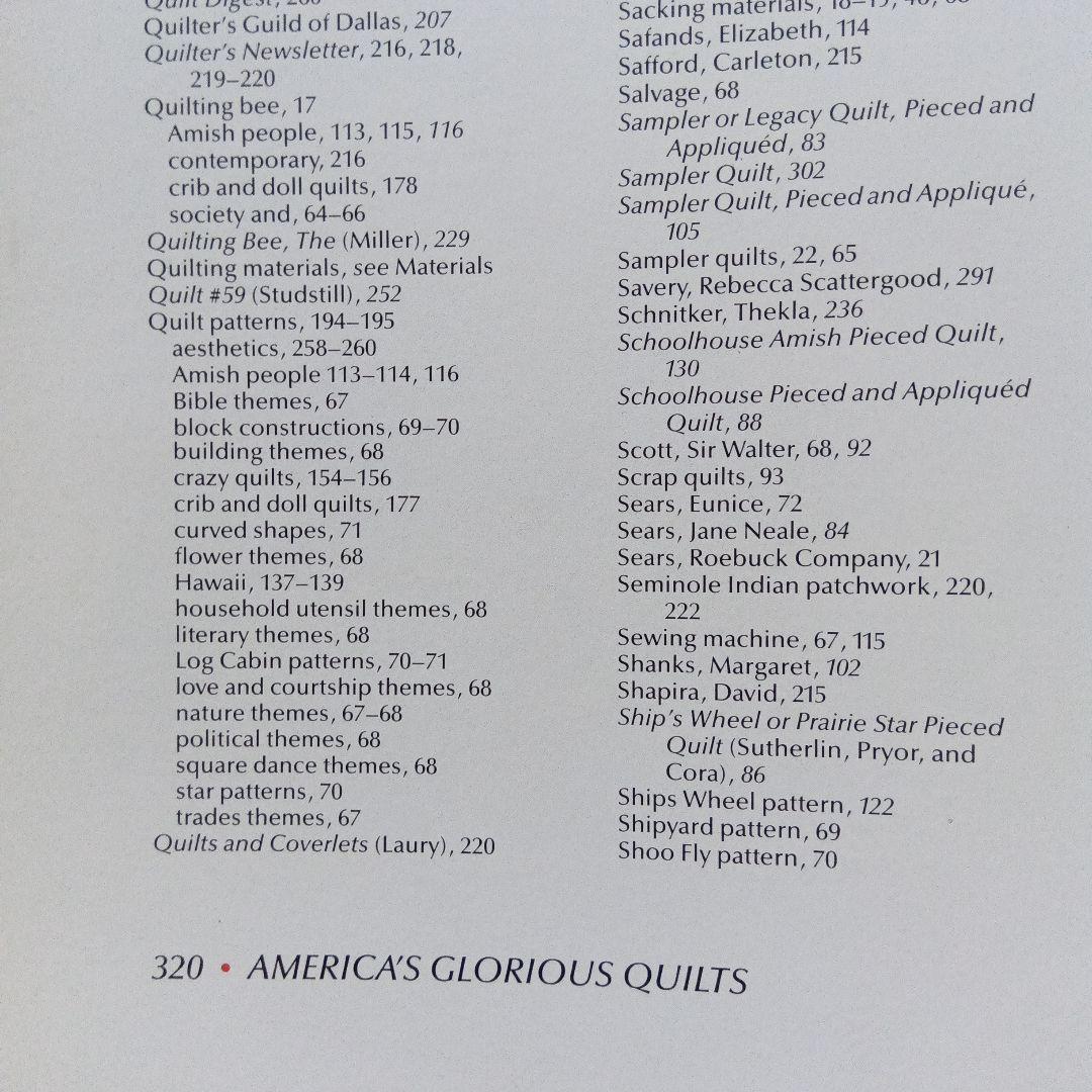 洋書　America's Glorious QUILTS アメリカキルト　英語