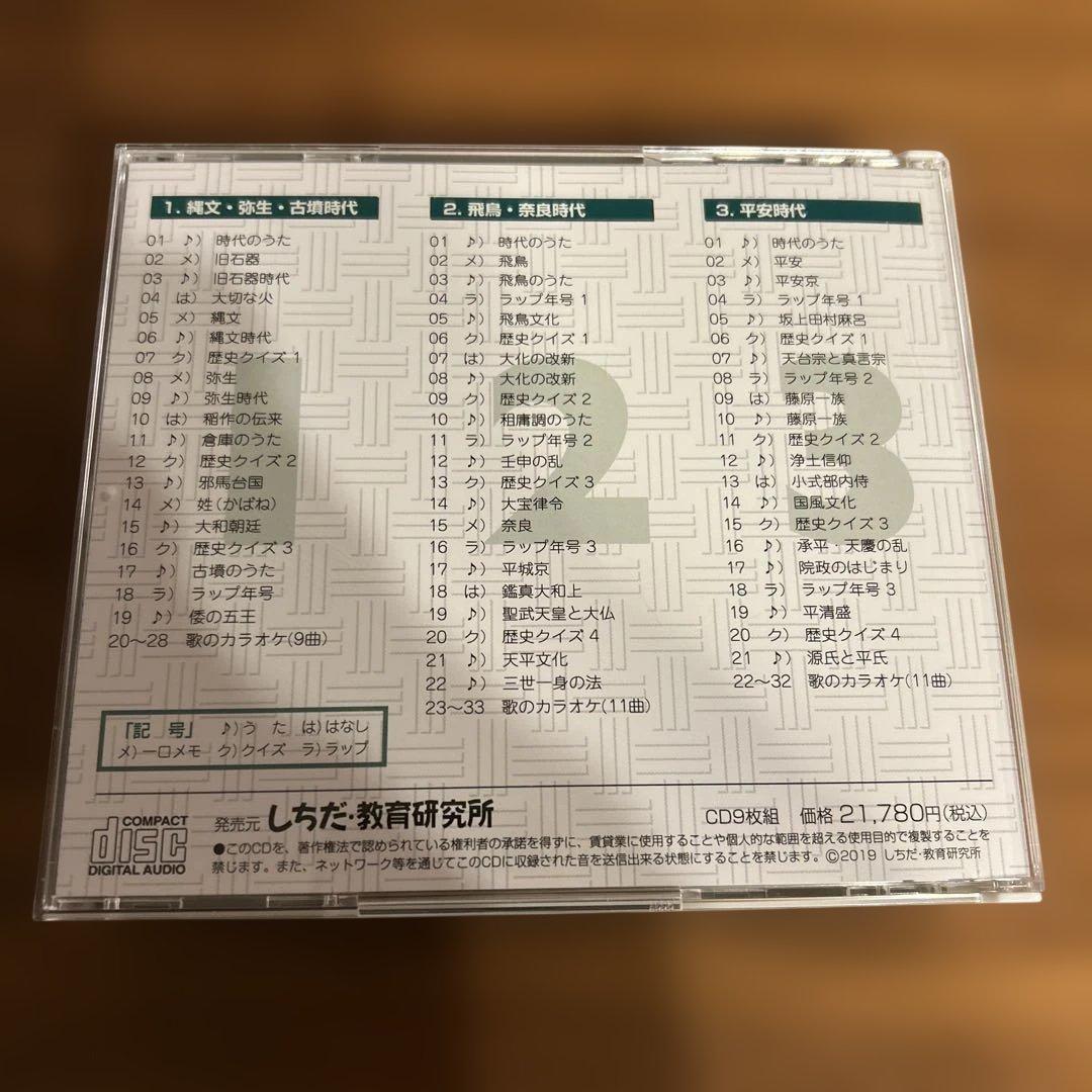 【美品9枚セット】れきし探訪 日本史編 CD