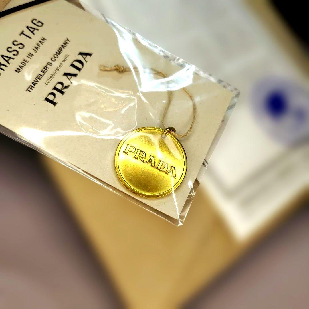 トラベラーズノート プラダ PRADA （ブラスタグ付き）
