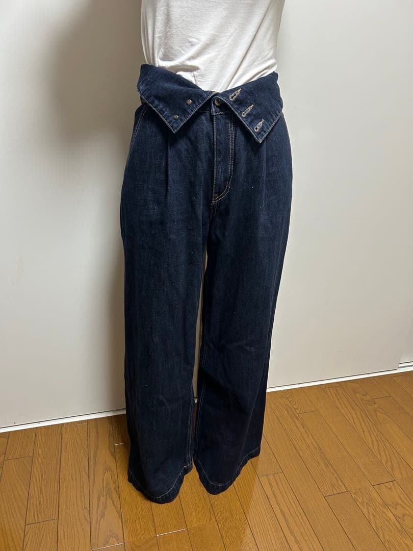 moussy コルセットデニム ワンウォッシュ 0