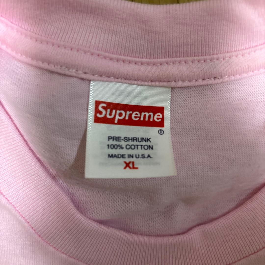 Supreme ピンク Tシャツ XL
