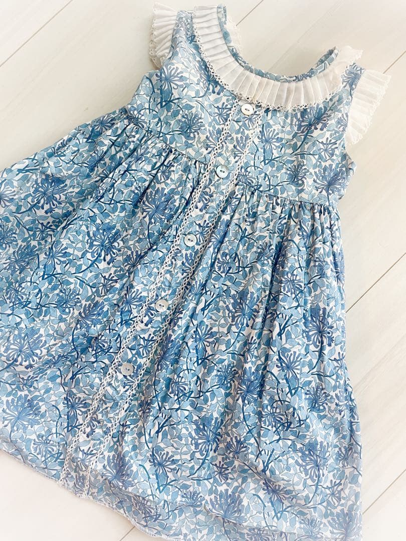 amaiakids アマイアキッズ　ワンピース　90 95 イギリス　サンサカエ