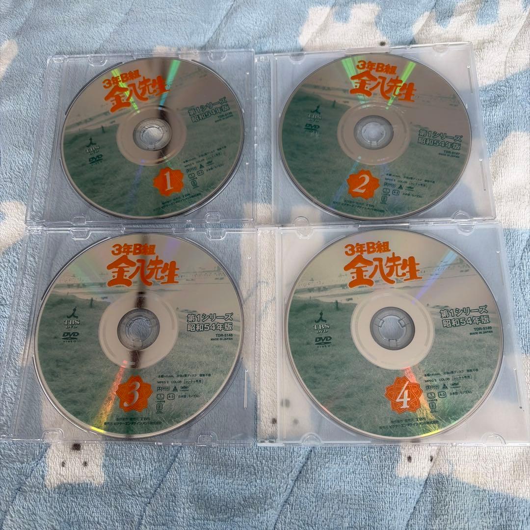 3年Ｂ組　金八先生(第1シリーズ昭和54年版) 全8巻レンタル落ち DVD