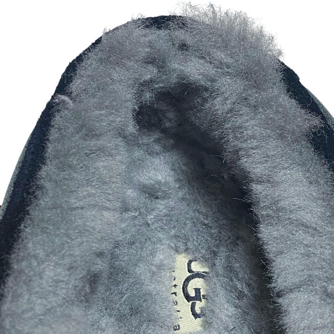 UGG アグ　27cm ムートンボア デッキシューズ OLSEN オルセン 黒