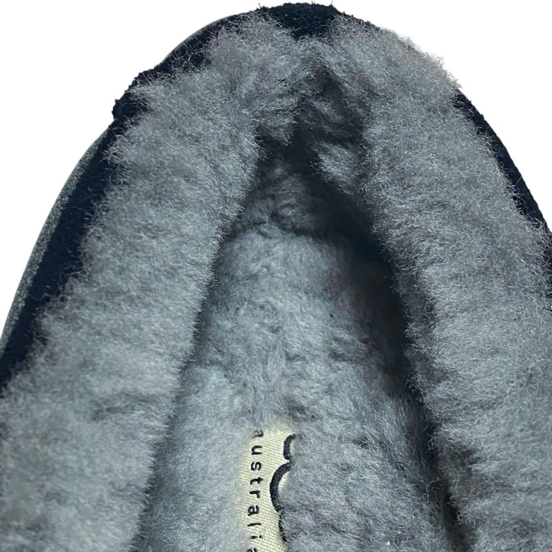 UGG アグ　27cm ムートンボア デッキシューズ OLSEN オルセン 黒