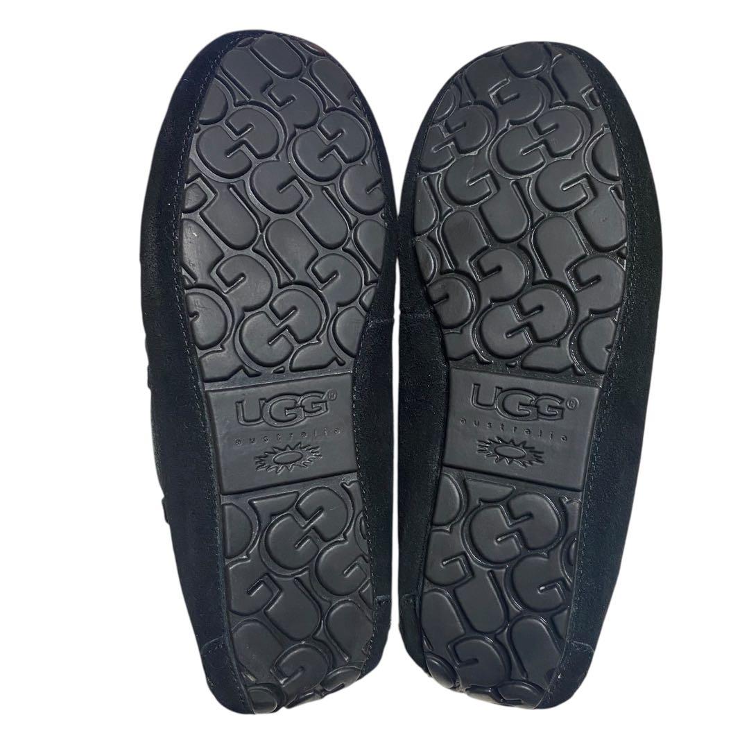 UGG アグ　27cm ムートンボア デッキシューズ OLSEN オルセン 黒
