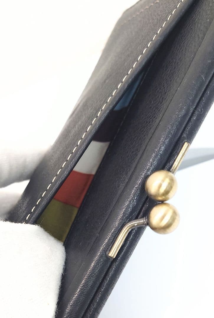 極稀少品 COACH オールドコーチ 黒 長財布　がま口