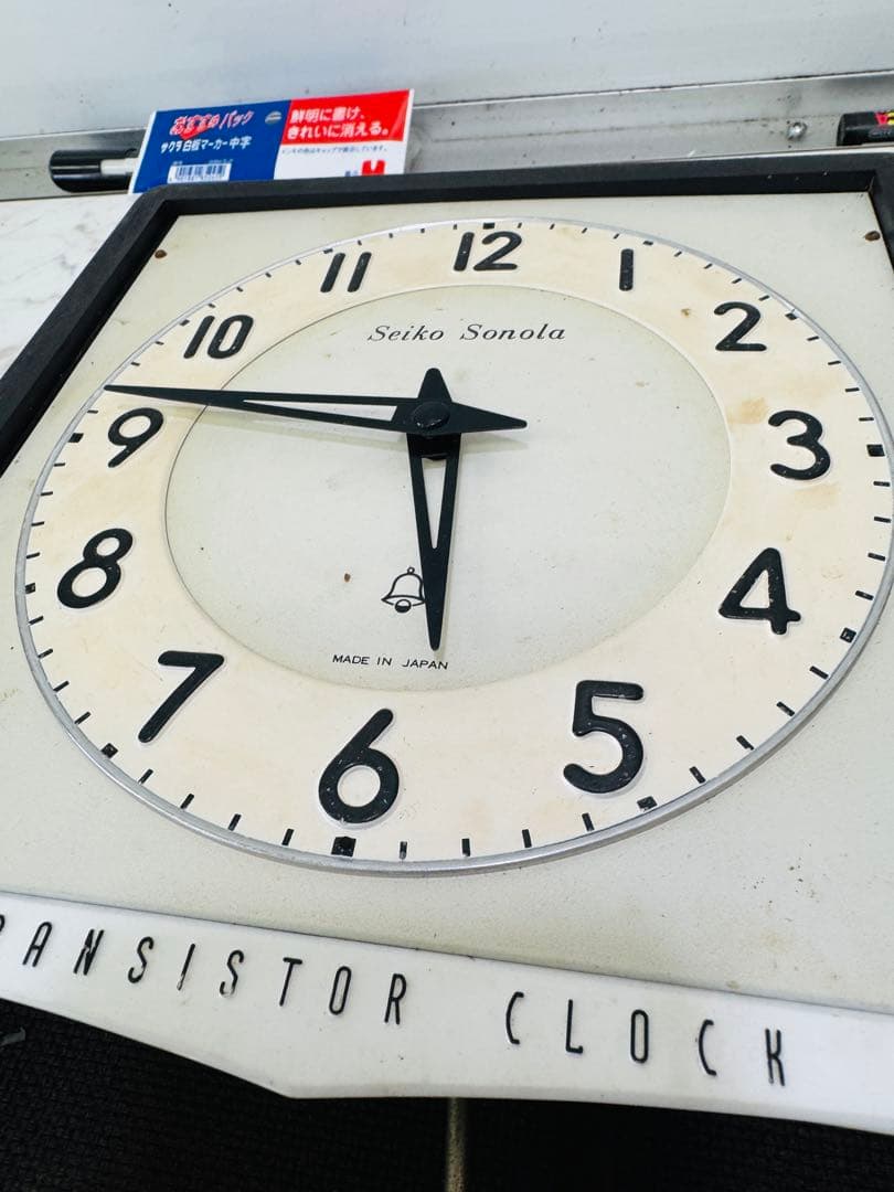 SEIKO セイコー 1960s ソノーラ 掛け時計 アンティーク 昭和レトロ