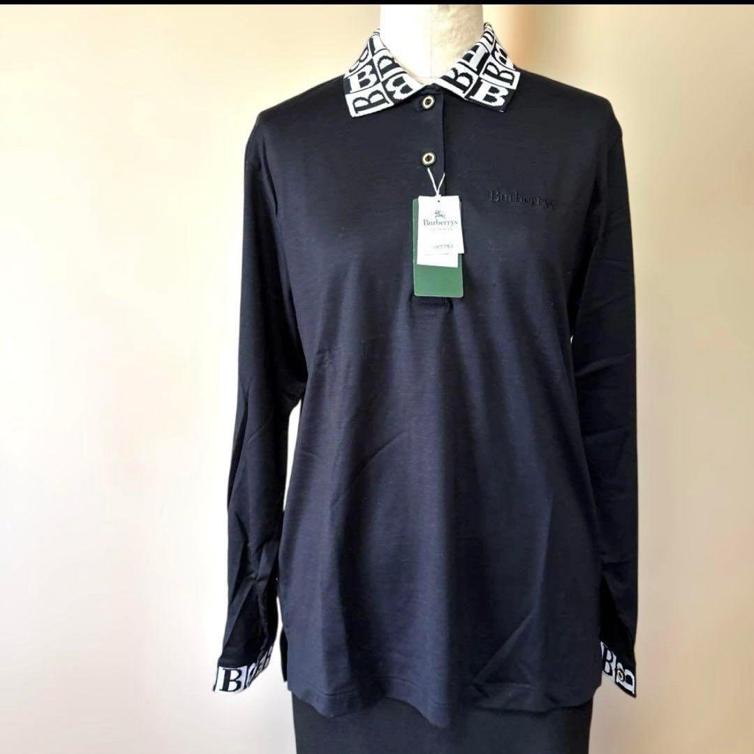 新品バーバリーBURBERRYGOLFレッド ポロシャツ 半袖 チェック柄襟3枚