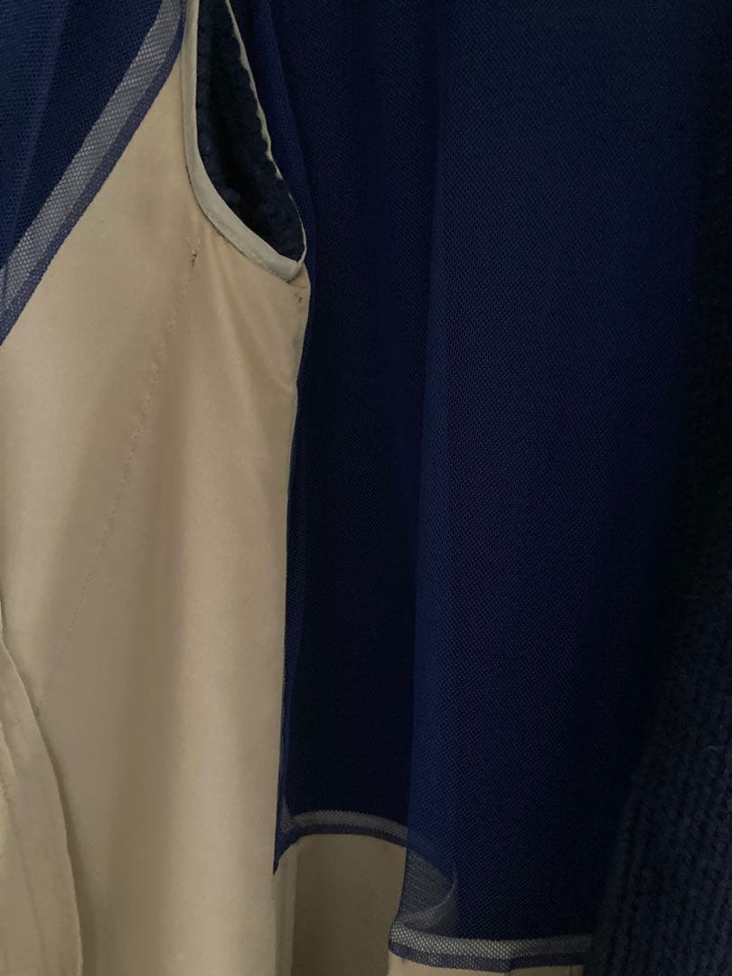 sacai✨Cotton Gabardine x Knit Cardigan