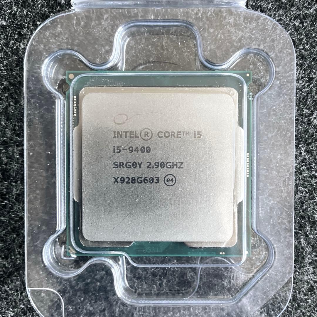 【動作確認済】Intel Core i5-9400 CPU 6コア6スレッド