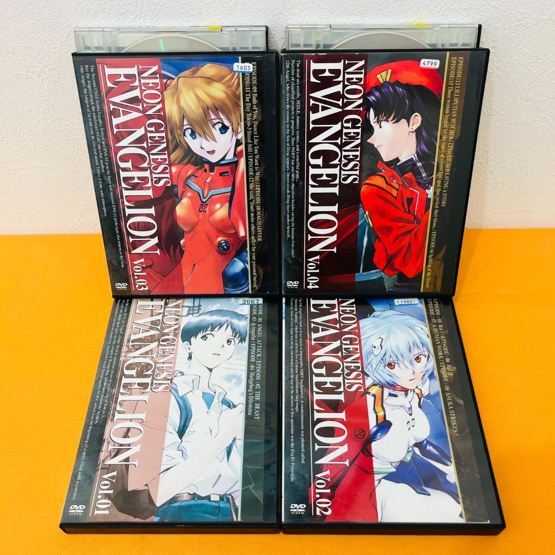 『エヴァンゲリオン』全8巻+4巻 計12巻セット レンタル使用済DVD