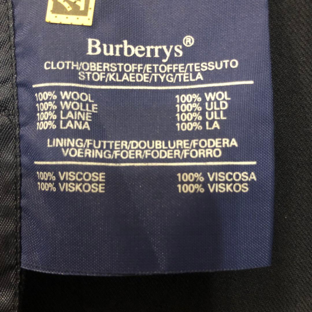 Burberrys バーバリーズ 紺ブレ 金ボタン ネイビー テーラード 英国製