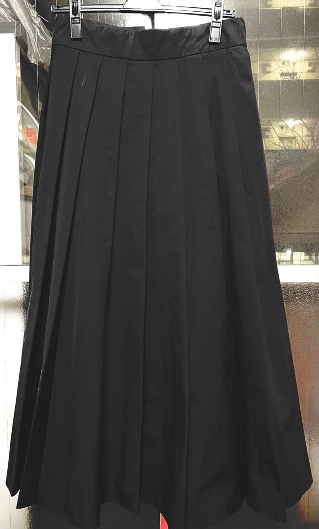 JENNE ベーシックプリーツスカート　ブラック　L 新品未使用