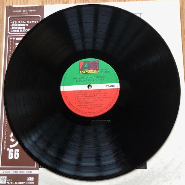 MJQ コンサート・イン・ジャパン'66 帯付 2枚組LP d958y96