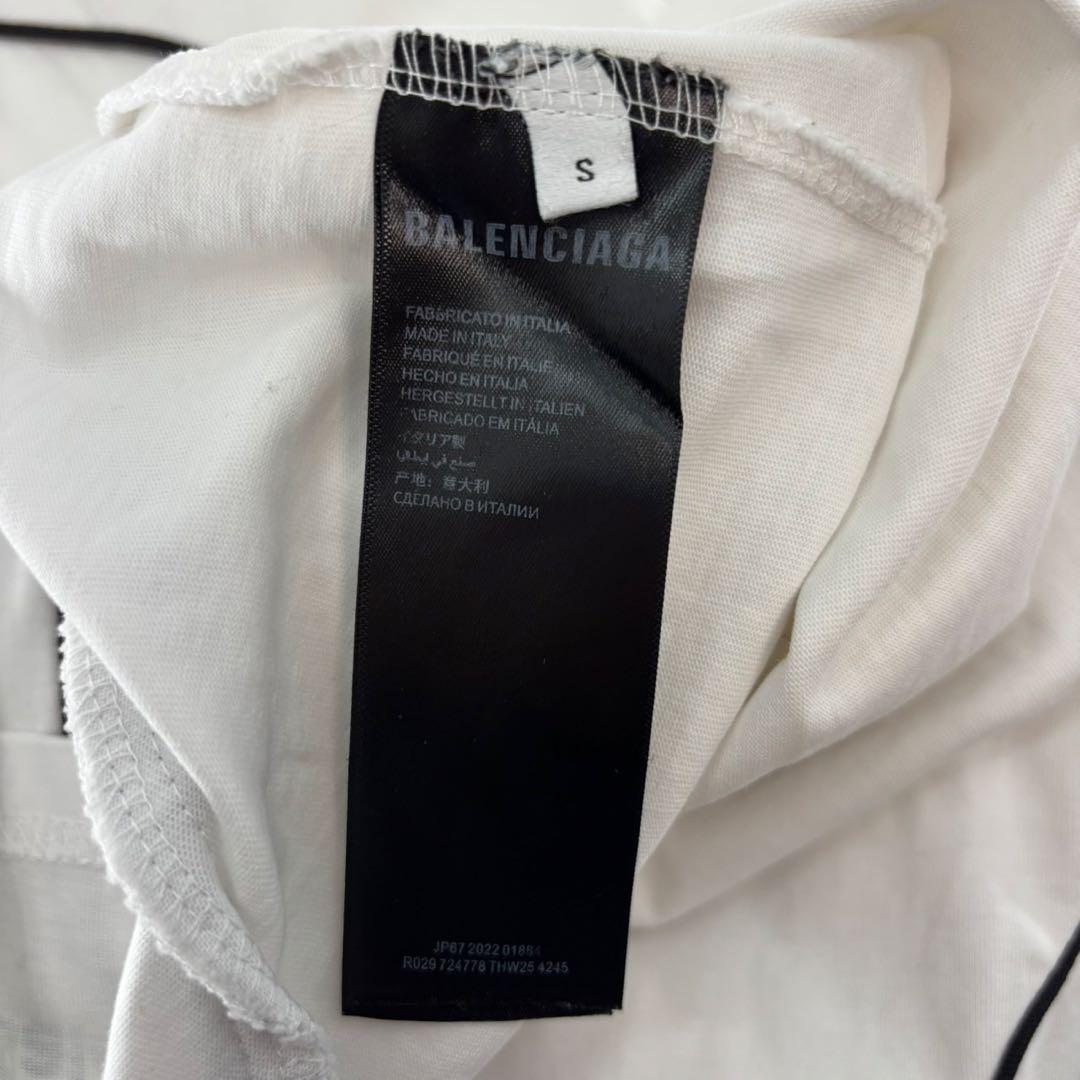 BALENCIAGA soccer T ホワイト バレンシアガ ユニセックス