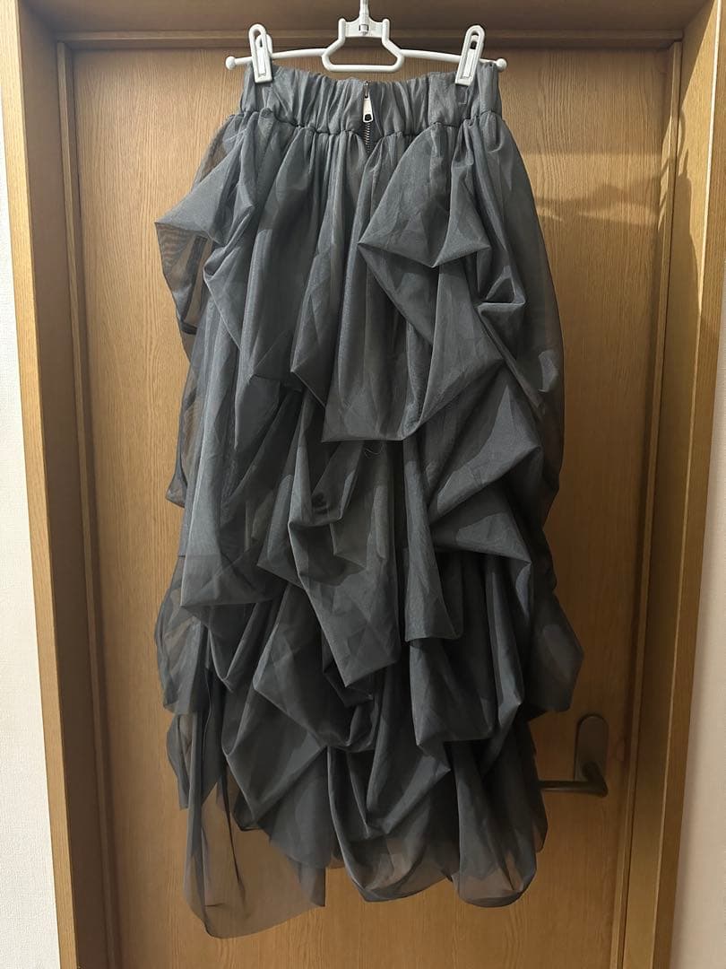 新品　THE TOE Iris Tulle Skirt グレー