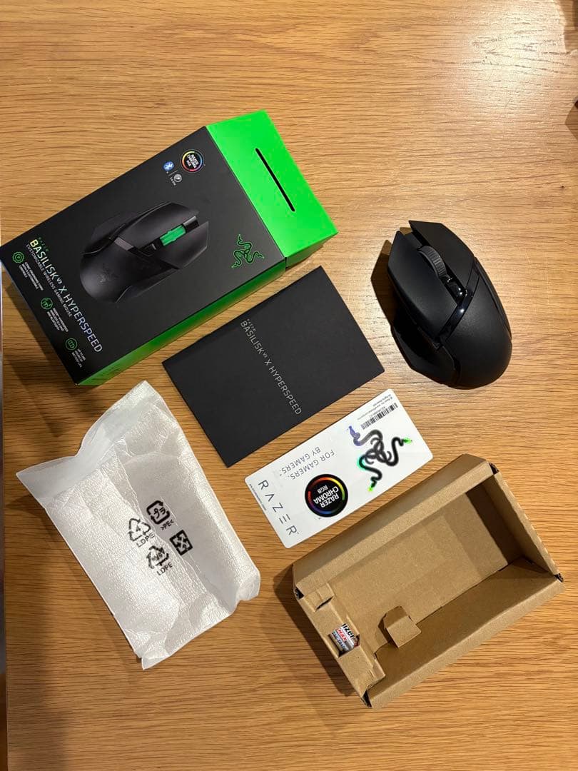 Razer Basilisk X Hyperspeed ワイヤレスマウス 本体