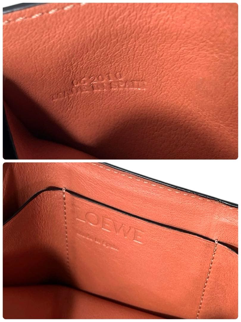 ロエベ　LOEWE トライフォールド　ケース　パスケース　小銭入れ　三つ折