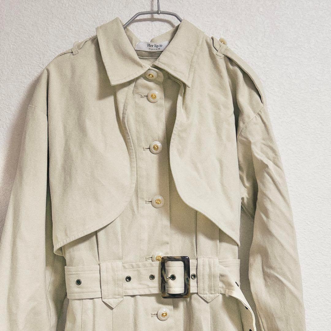 未使用タグ付きHer lip to Spring dress coat M