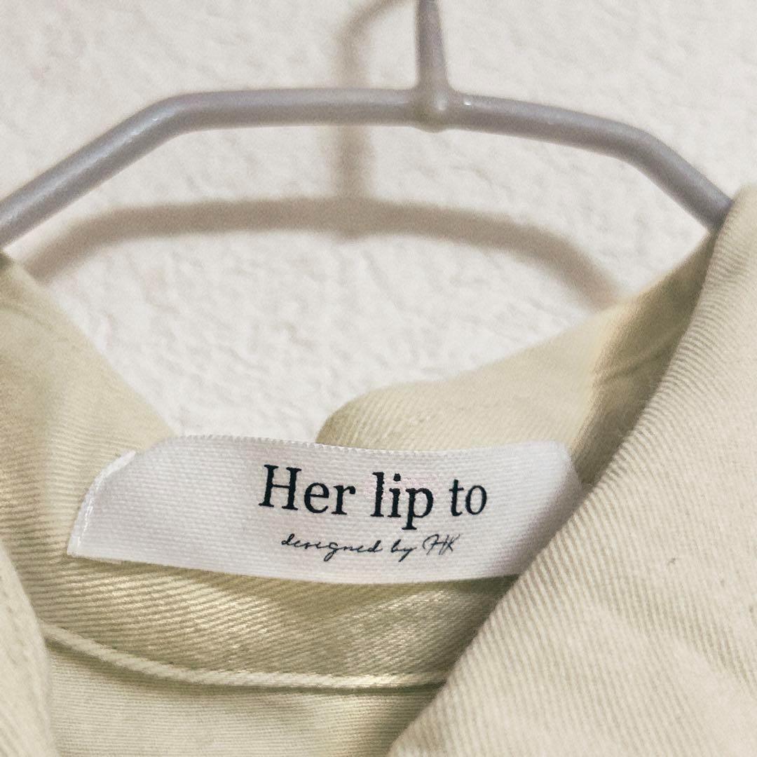 未使用タグ付きHer lip to Spring dress coat M