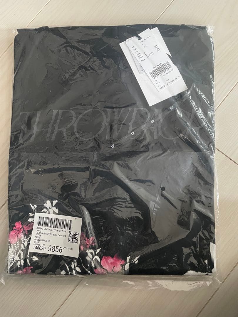 トップス ameri CLARA EMBROIDERY CONCEPT TEE