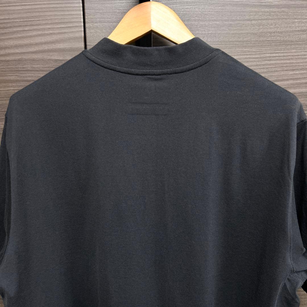Y-3 ワイスリー 半袖カットソー Tシャツ ハーフジップ ブラック XL