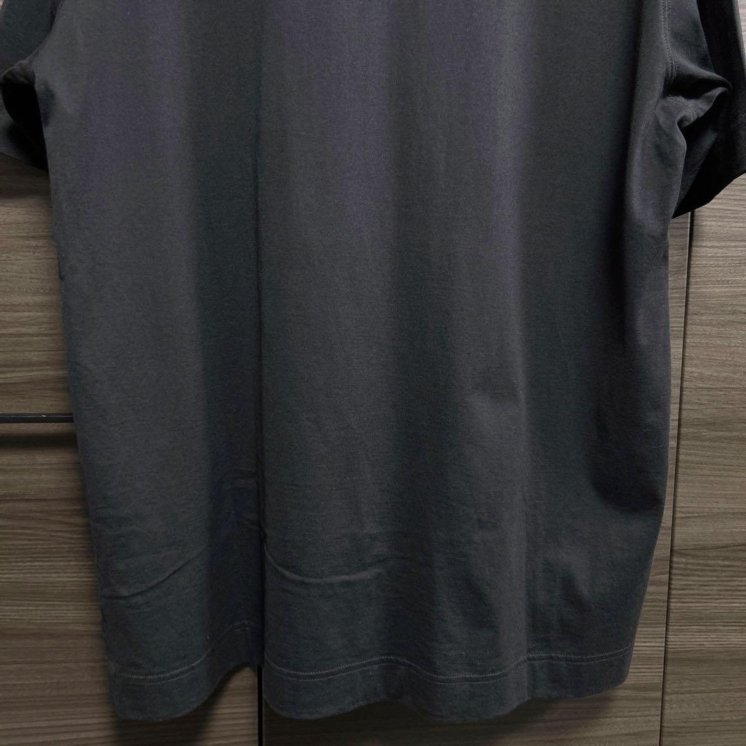 Y-3 ワイスリー 半袖カットソー Tシャツ ハーフジップ ブラック XL
