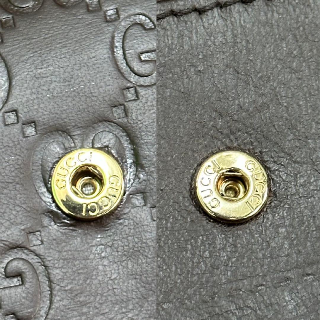 GUCCI グッチ　折り財布　グッチシマ　GG