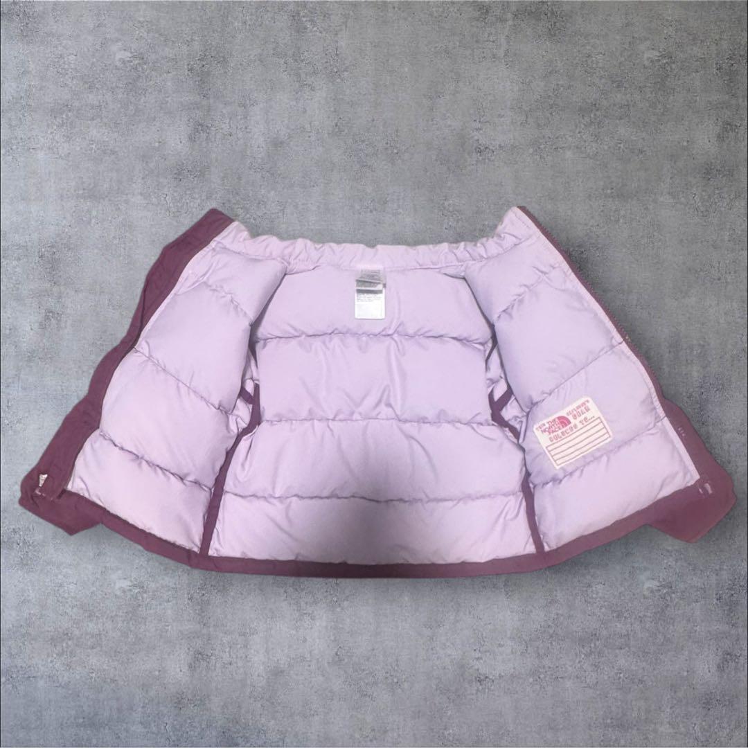 THE NORTH FACE キッズダウン ヌプシ パープル 18-24M