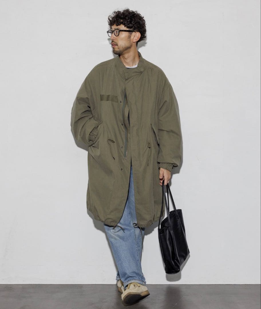 【FREAK’S STORE】ライナー付き モッズコート M カーキ メンズ