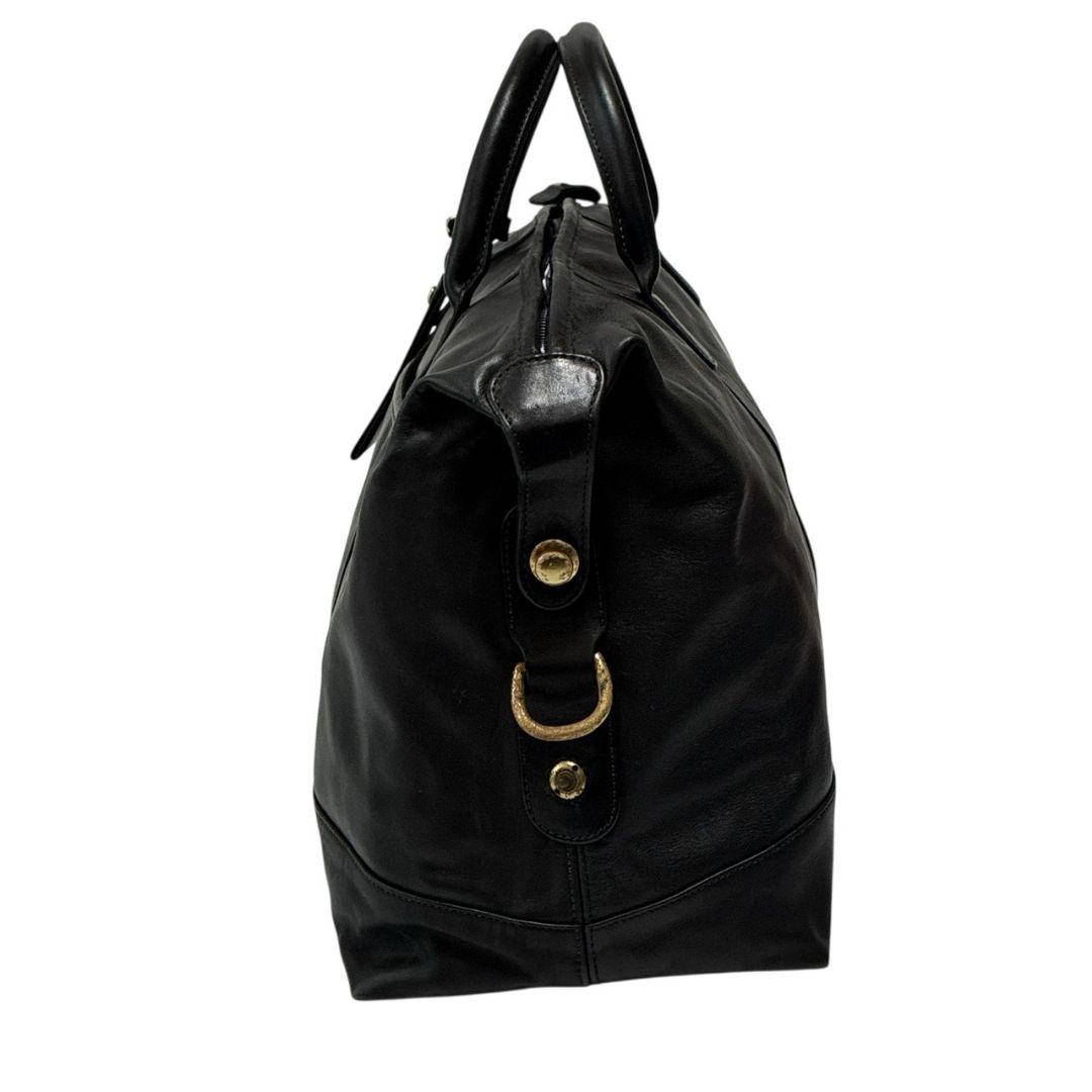 【美品】COACH オールドコーチ ボストンバック2way 本革 ショルダー 黒