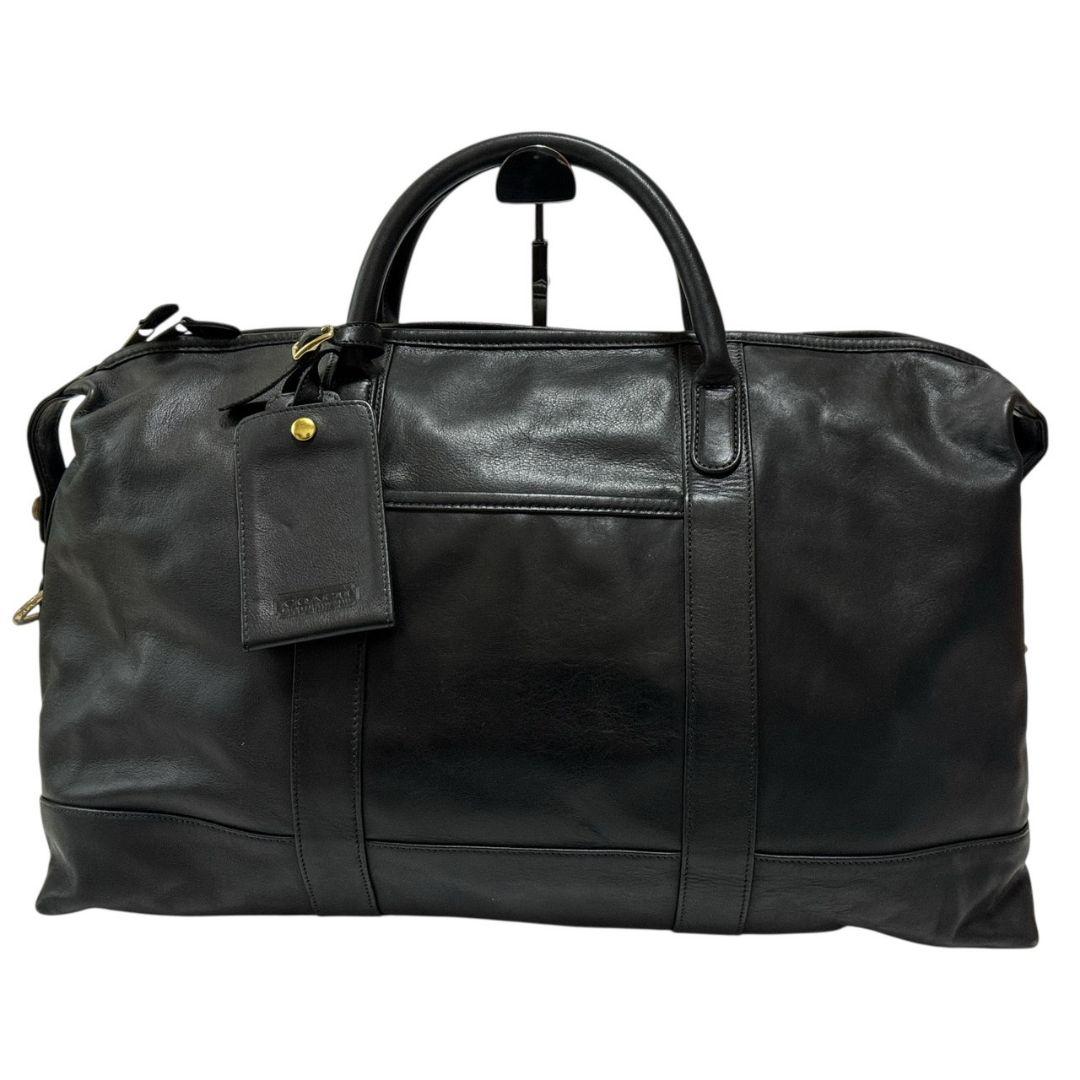 【美品】COACH オールドコーチ ボストンバック2way 本革 ショルダー 黒