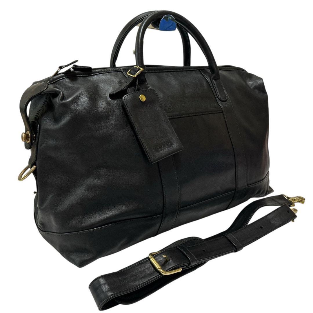 【美品】COACH オールドコーチ ボストンバック2way 本革 ショルダー 黒