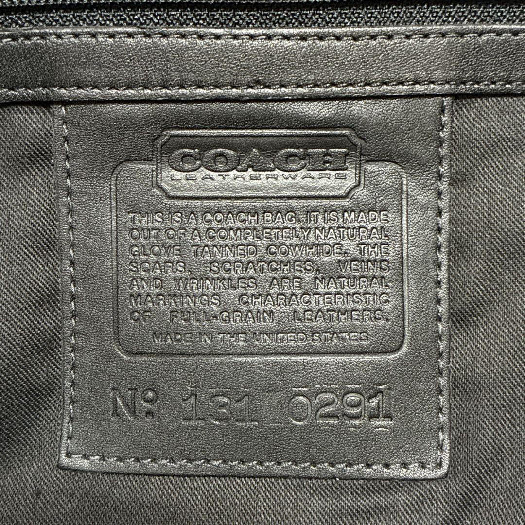 【美品】COACH オールドコーチ ボストンバック2way 本革 ショルダー 黒