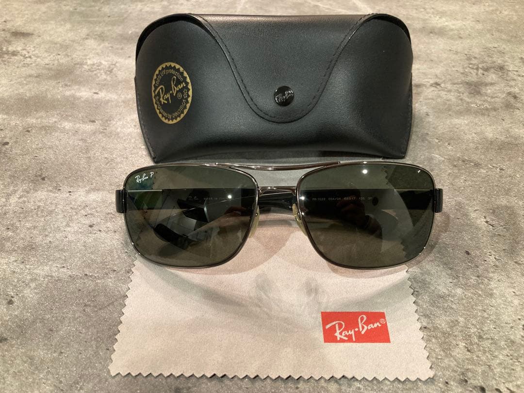 Ray-Ban度なしサングラス RB3522 004 9A　toshi