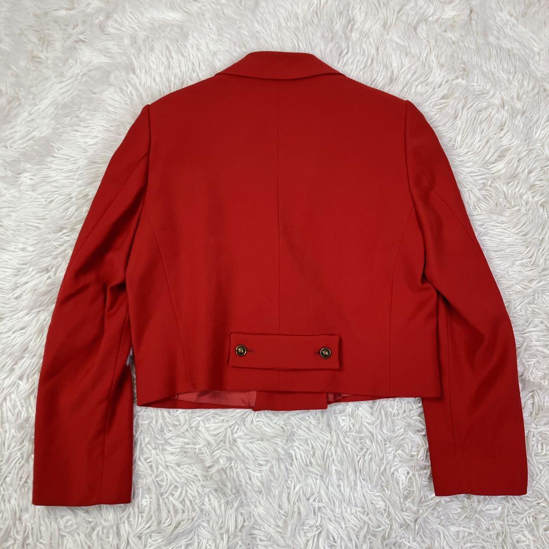 【希少】MOSCHINOモスキーノ　ショート丈　テーラードジャケット　XL