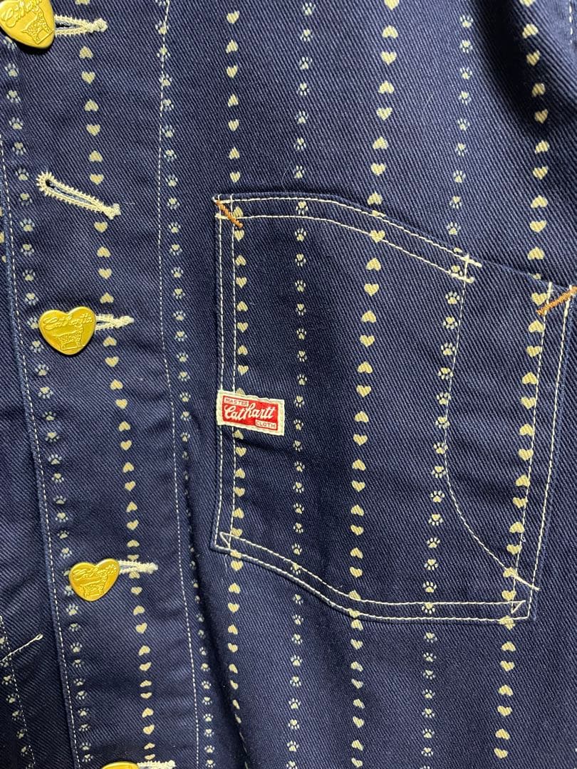TCB ジーンズ Cathartt Chore Coat Paw Stripe