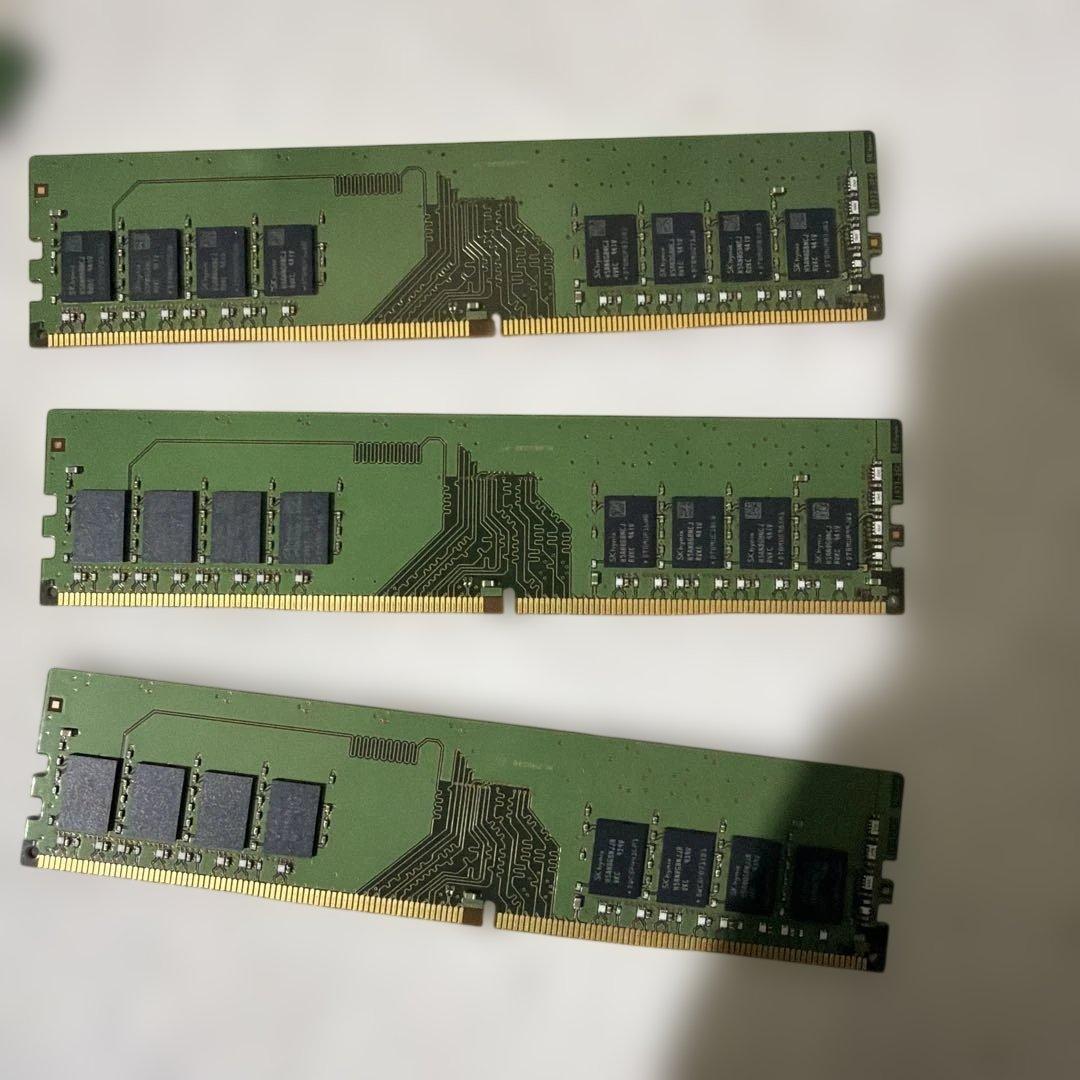 S*e様 SK Hynix DDR4 2666 メモリ 8GB×3 枚デスク