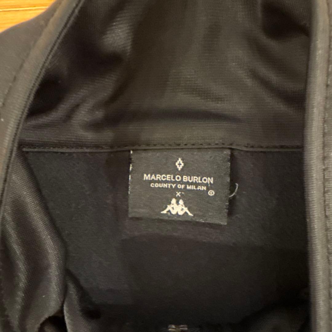 Kappa x Marcelo Burlon 黒 ジャージジャケット