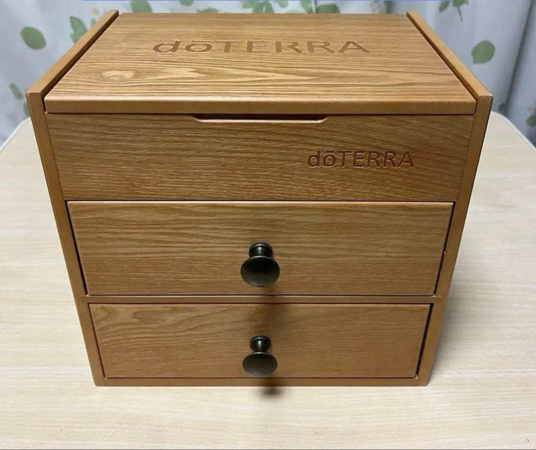 ドテラ doTERRA ウッドボックス 3段 木箱