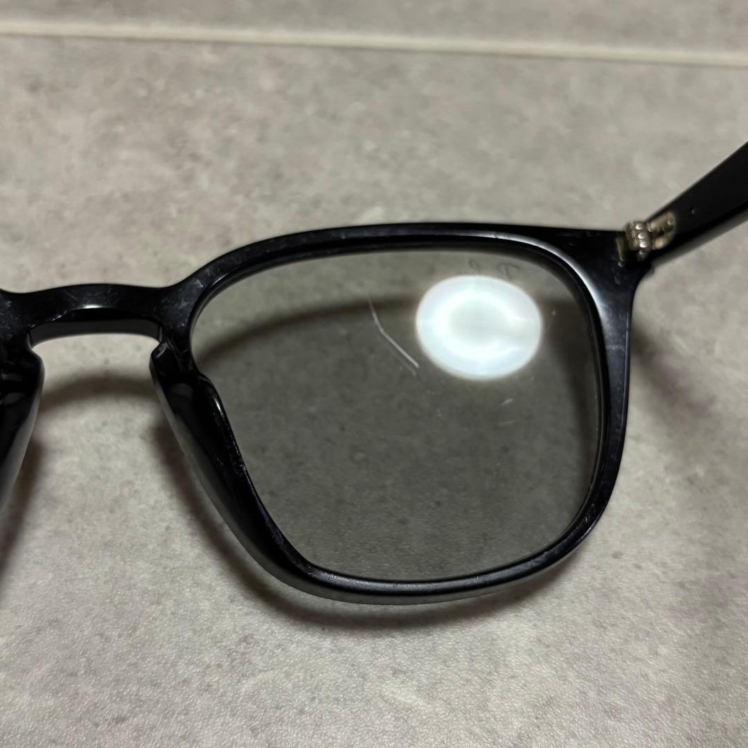 Ray-Ban RB4258-F 黒 ウェリントン 伊達メガネ 定番 ケース付き