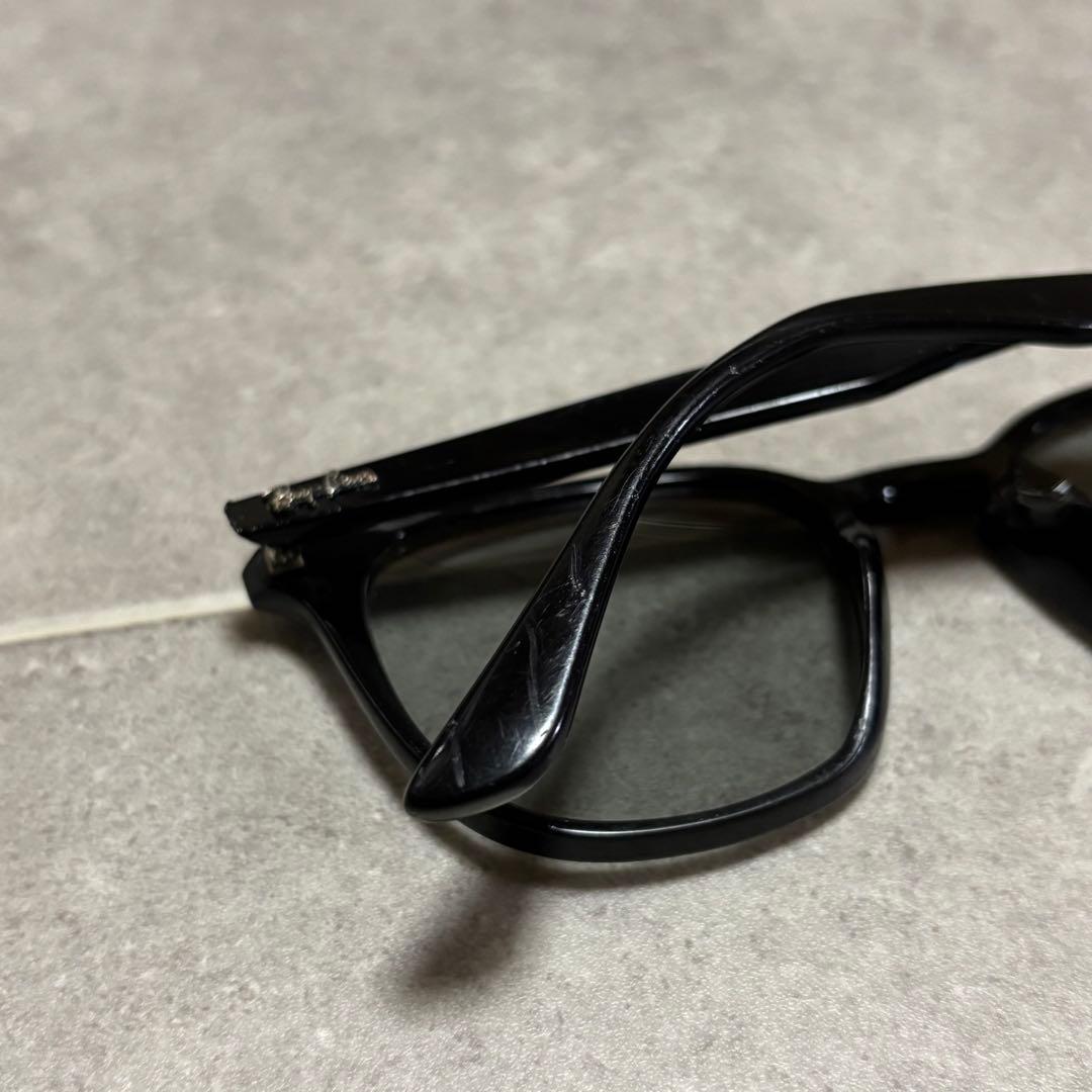 Ray-Ban RB4258-F 黒 ウェリントン 伊達メガネ 定番 ケース付き