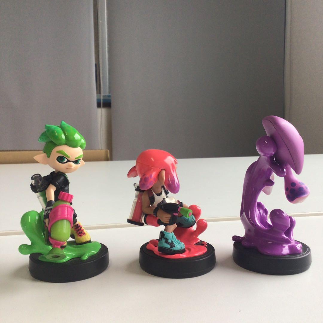 No.404任天堂 amiibo スプラトゥーン3種セット 動作未確認