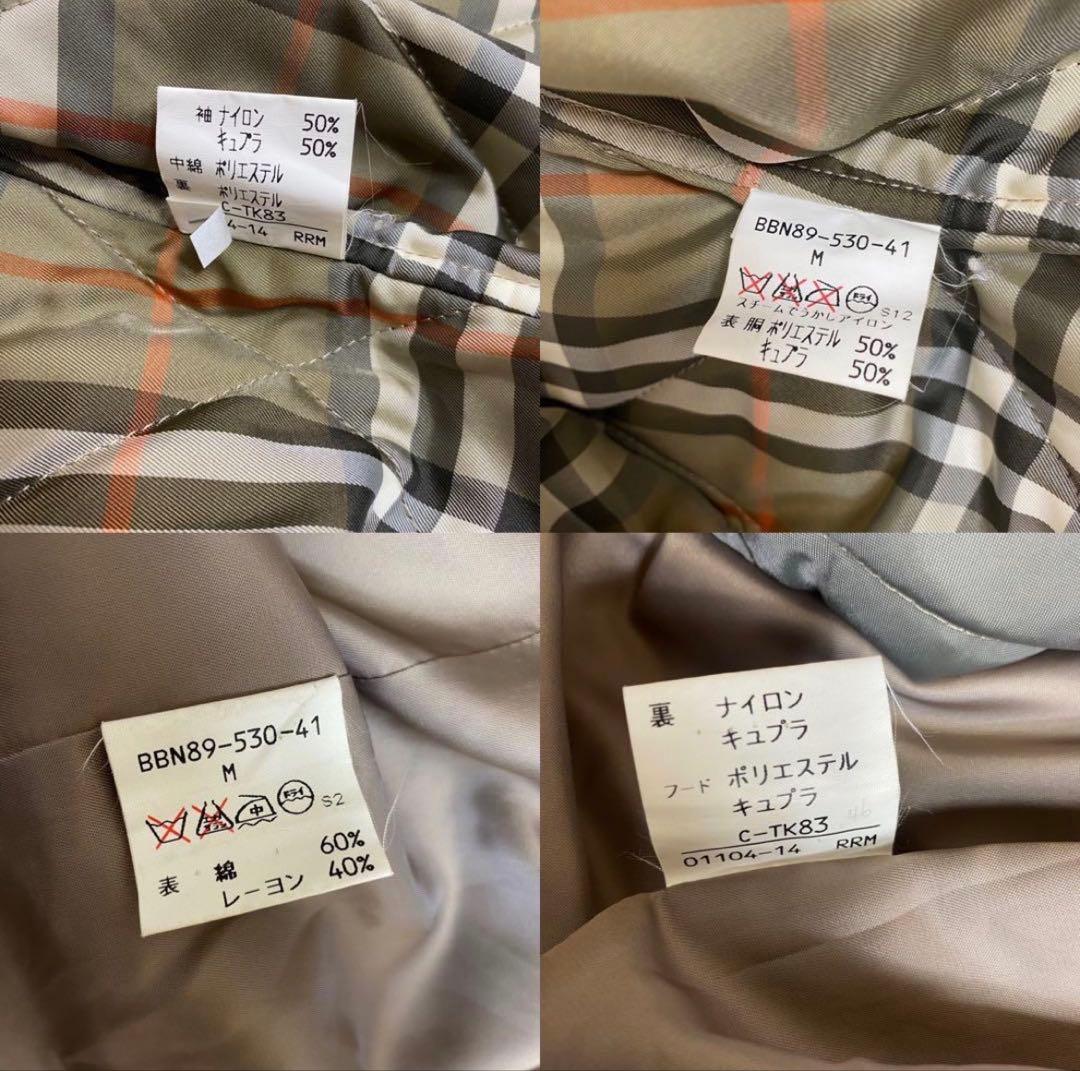 Burberry バーバリー モッズコート ライナー付 M