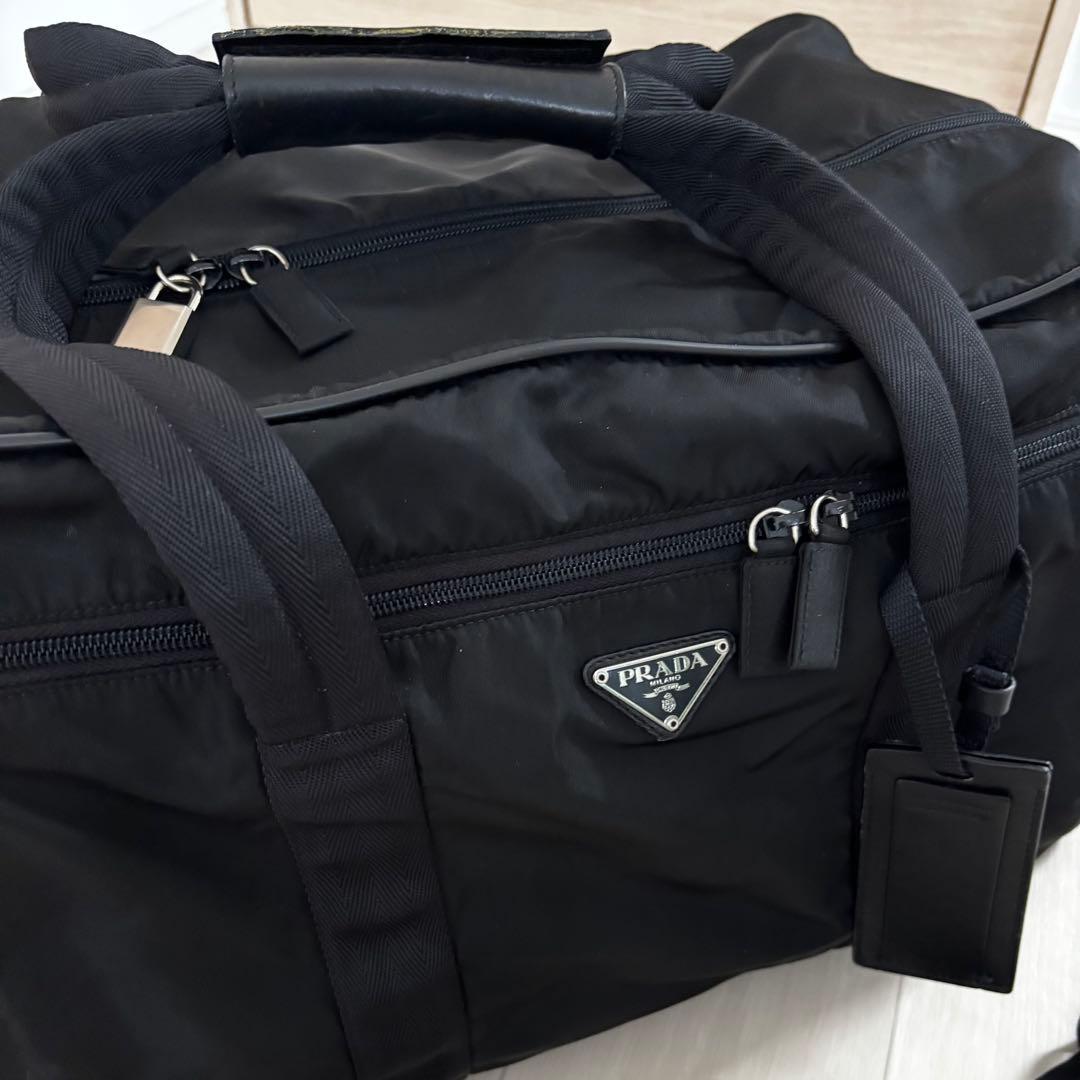 【美品✨】プラダ PRADA 2wayボストンバッグ ナイロン 黒