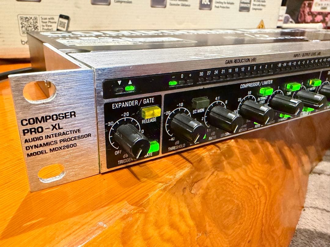 BEHRINGER MDX2600 コンプ リミッター メンテ済 動作確認済
