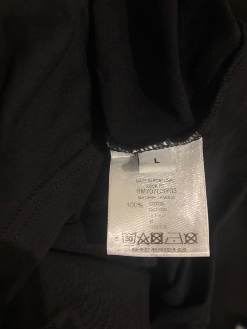GIVENCHY ブラック Tシャツ ジッパー付き