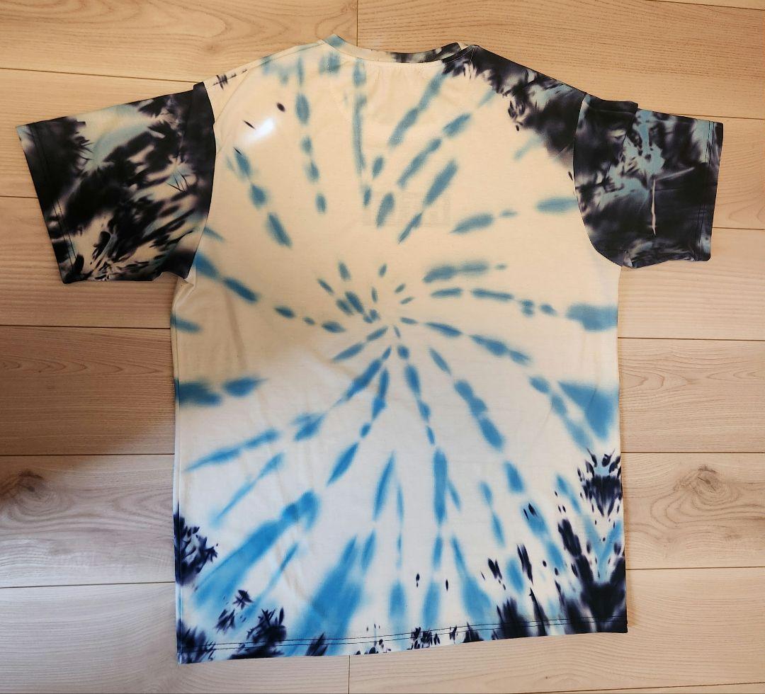 KITH タイダイ Tシャツ ホワイト/ブルー
