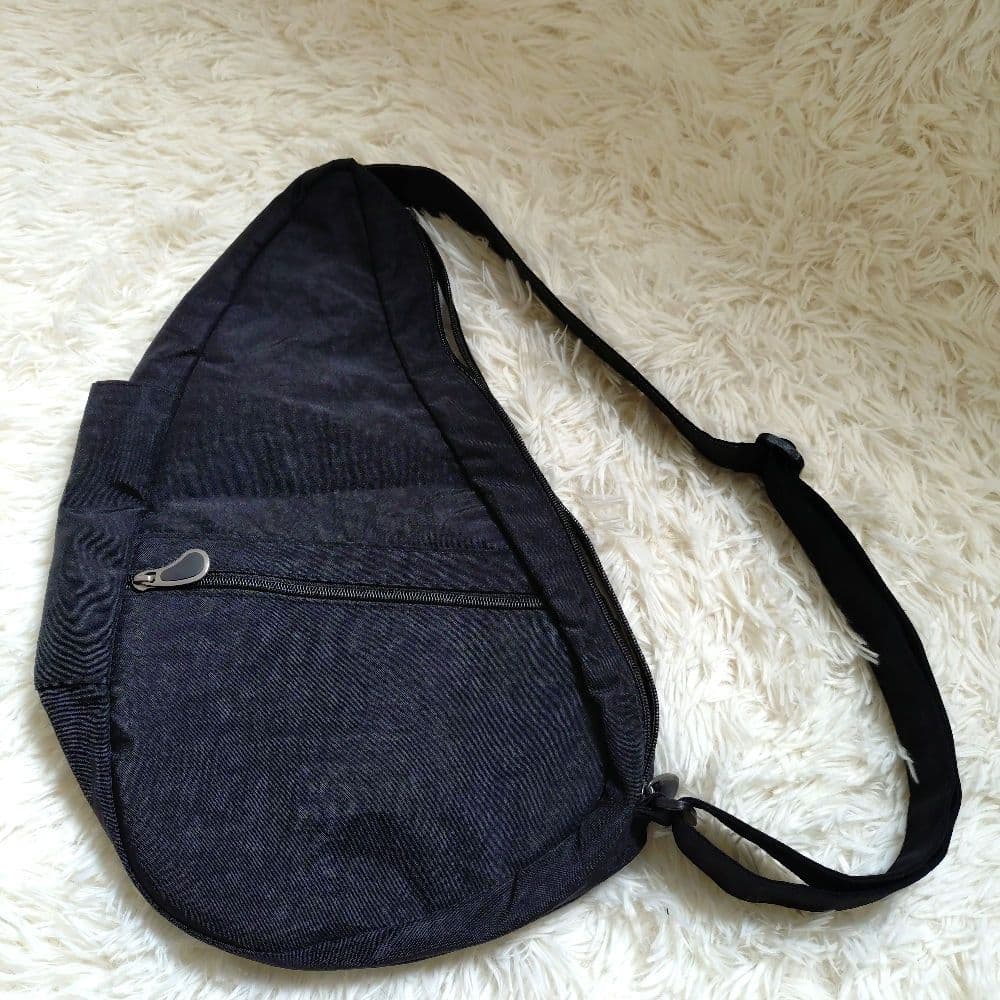 【美品】HEALTHY BACK BAG テクスチャードナイロン S 黒